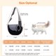 thumbnail image 3 of Bolsa de transporte portátil para gatos y perros, transpirable, ideal para viajes, senderismo y acampada, para gatos y perros pequeños, color negro., 3 of 5
