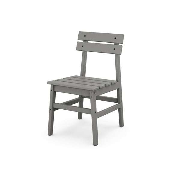 POLYWOOD® Modern Studio Plaza Chair (Single) in Slate Grey