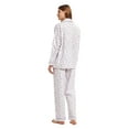 thumbnail image 3 of GLOBAL Womens Flannel Cotton Pajama Set Long PJs Flannel Loungewear Sleepwear,Size S-3XL, 3 of 5