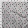 thumbnail image 3 of oneOone Cotton Jersey Light Gray Fabric Baby Feeder|Moon & Cartoon Sheep Kids Quilting Supplies Print Sewing Fabric By The Yard 58 Inch Wide, 3 of 4