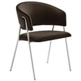 thumbnail image 6 of Nella Dining Chair Set of 2 in Chocolate Brown, 6 of 10
