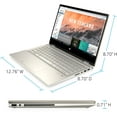 thumbnail image 5 of HP Pavilion X360 14 2-in-1 Business Laptop 14" FHD IPS Touchscreen 11th Gen Intel Quad-Core i5-1135G7 8GB DDR4 512GB SSD Intel Iris Xe Graphics Backlit Keyboard Fingerprint Reader HDMI Win10 Gold, 5 of 6