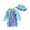 j-117Blue90, variant on MEZZALL Child Boys Swimwear Long Sleeve Rash Guard With Matching Swim Trunks And Detachable Hood Sun Swim Kids Fashionable Summer Two Piece Beach Swimsuits