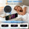 thumbnail image 4 of DAYBETTER RGB Digital Alarm Clock for Heavy Sleepers Kids, LED Projection Clock for Bedroom Ceiling, 4 of 8