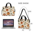 thumbnail image 3 of FORMRS 16" Laptop Bag Carrying Sleeve Case with Handle Travel Shoulder Briefcase, Beige Fall Coffee, 3 of 8