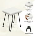 thumbnail image 5 of TC-HOMENY Makeup Vanity Table Set with Power Station, Dressing Table w/ Mirror & 2 Drawers, Vanity Desk for Bedroom, dressing room, White, 5 of 10
