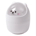 thumbnail image 1 of Trash Forme d'Ours Mignon Peut Poubelle Grande Capacité de Bureau de Bande Dessinée, 1 of 5