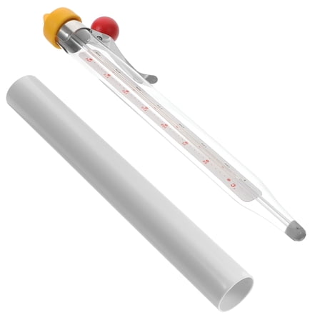 ACDANC 1 Set of Household Candy Thermometer Kitchen Glass Deep Fry Thermometer Baking Tool