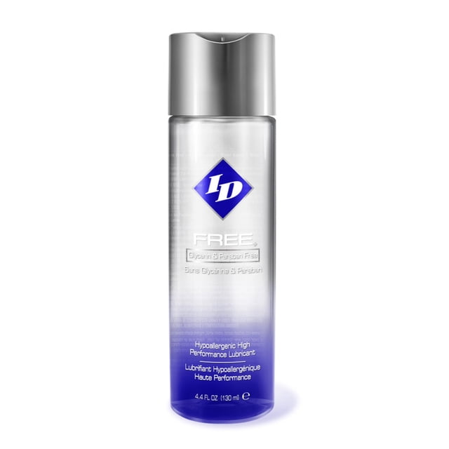 ID Free Hypoallergenic Water Based Personal Lubricant, Glycerin & Paraben Free, 4.4 oz