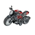 thumbnail image 2 of KLKCMS Modèle de Moto Ornements en Alliage Moto à Rétrofriction Jouet pour Ados Garçons Enfants Rouge, 2 of 9
