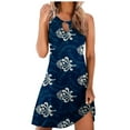 thumbnail image 2 of Azrian Summer Dresses Women's Fashion Round Neck Sleeveless Printed Dresses, 2 of 5