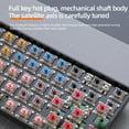 thumbnail image 4 of tredstone Clavier Mécanique à Double Mode Bluetooth Sans Fil à Blocs de Couleur Clavier de Jeu Prêt à l'Emploi Type 6, 4 of 6