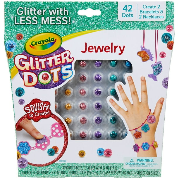 Crayola Glitter Dots KitJewelry 041130 Walmart.ca