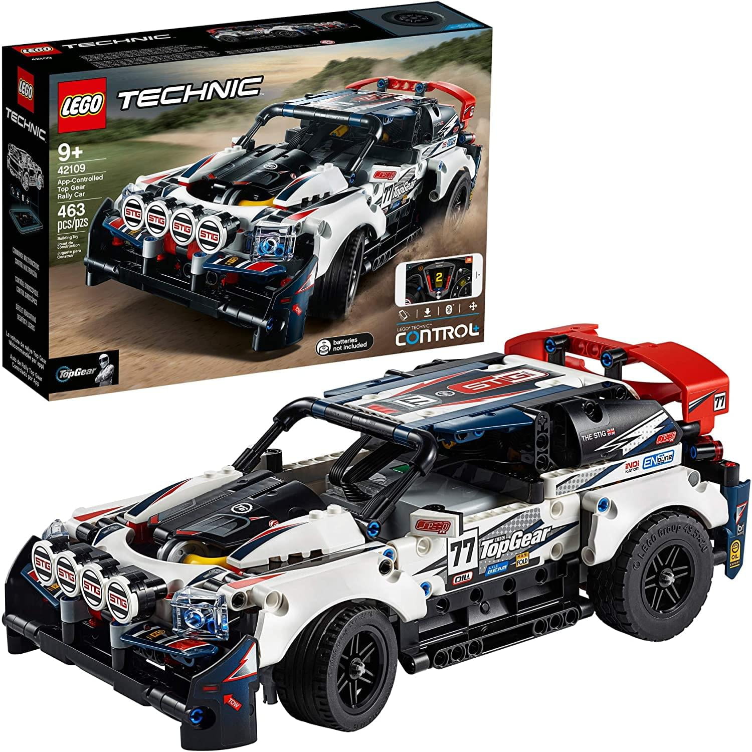 LEGO Technic App Controlled Top Gear Rally Car 463 Pieces Walmart