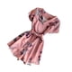 thumbnail image 4 of Mono corto para mujer, estampado floral, cuello en V, cintura alta, mameluco informal, pantalones con cordones Monstrate AP001215-03B, 4 of 7