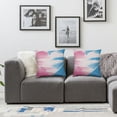 thumbnail image 2 of nygtbtfer Throw Pillow Cover Blue Transgender Pride Flag in Form of Heart Pillowcase Home Decorative Square Pillow Case Cushion Cover White, 2 of 7