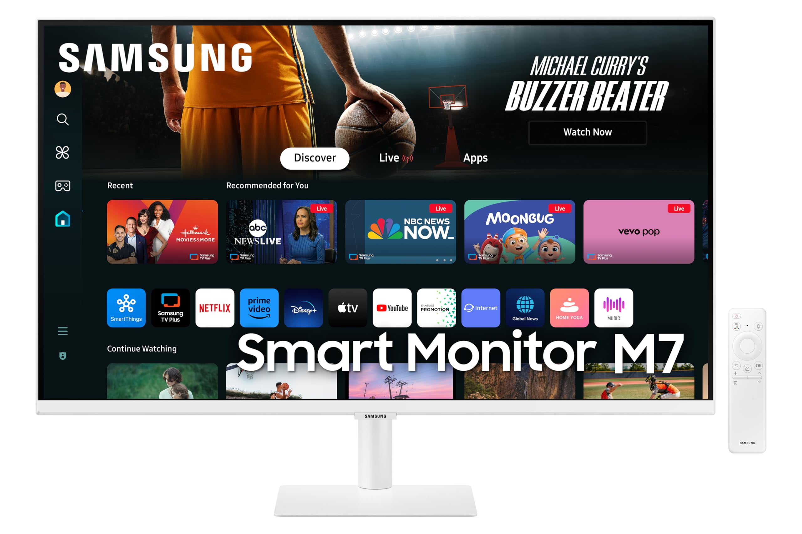 Samsung 32 inch m7 m70d series 4k uhd smart monitor with streaming tv