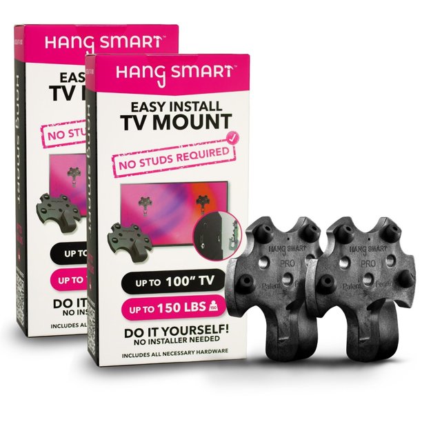 Soporte de pared para TV HangSmart, 2 unidades, universal, 19 — 100 pulgadas, 68 — 150 kg