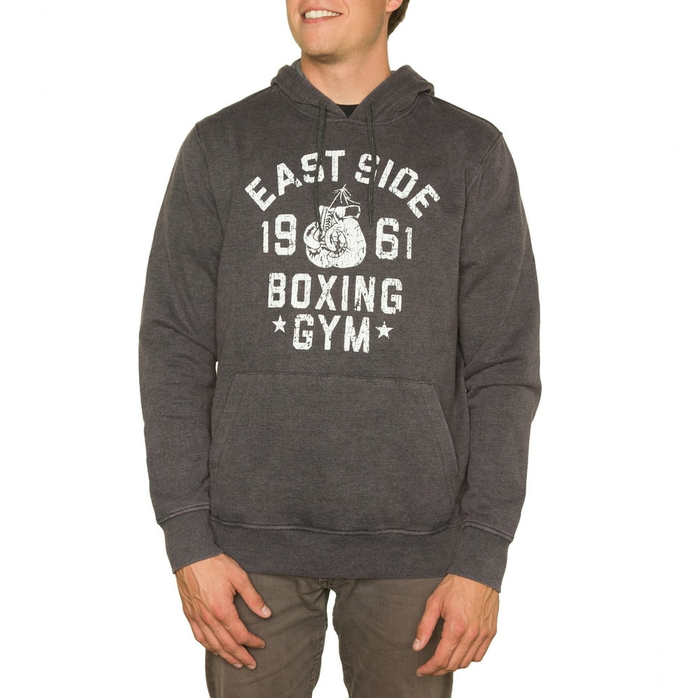 GENERIC Big Men's Boxing Gym Long Sleeve Pullover Graphic Hoodie, 2XL