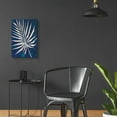 thumbnail image 6 of Epic Art 'Palm Leaf Navy' by Cindy Jacobs, Acrylic Glass Wall Art, 16"x24", 6 of 8