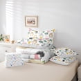 thumbnail image 6 of Homewish Bear Fox Hedgehog 7-Piece Twin Bedding Set - Woodland Kawaii, 6 of 8