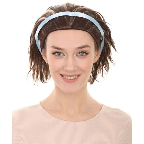 Women's Style Comic Wig Black & Blonde Mix Wigs.