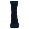 thumbnail image 4 of MeMoi Boys Tonal Stripe Cotton Rich Crew Sock - Boys - Male, 10-12, Black, 4 of 6