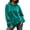 Green, variant on DYTTDG Women’s Solid‑Color Velour Hoodie, Long Sleeve Drawstring Loose‑Fit Hoodie With Front Kangaroo Pocket, Soft Casual Loungewear Sweatshirt for Fall Winter Daily Outfits