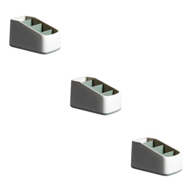 Injueey Soporte de almacenamiento de escalera trapezoidal resistente y duradero de ABS para clasificar artículos diversos verde Type1 NO1