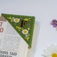 thumbnail image 1 of MesaSe Hand Embroidered Corner Bookmark  Hand Stitched Felt Corner Letter Bookmark  Felt Triangle Bookmark  Cute Flower Letter Embroidery Bookmarks For Book Lovers (summer) ZZZ, 1 of 7
