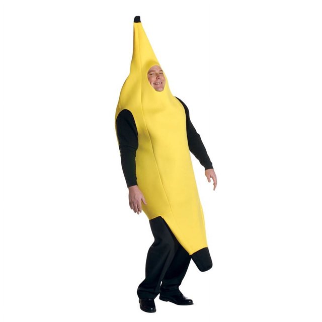 Disfraz de fruta de fiesta de carnaval, disfraz de plátano para Halloween, disfraz de dibujos animados para espectáculo de danza y festival