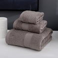 thumbnail image 5 of Joernso 3Pcs/Set Bath Towel Set Thick Foldable Cotton Highly Absorbent Hand Towel Hotel Accessories, 5 of 8