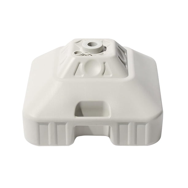Soporte de base para , soporte para al aire libre de 30 L, soporte para de playa de repuesto resistente para césped, patio, Blanco mayimx Puesto de sombrillas de playa