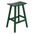 thumbnail image 3 of Costaelm Paradise 29" Poly Plastic Outdoor Patio Bar Stool (Set of 2), Dark Green, 3 of 7