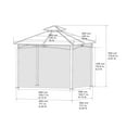 thumbnail image 4 of Hometrends10 ft. x 10 ft. Hardtop Gazebo, 4 of 8