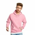 thumbnail image 2 of Men’s Hoodie Classic Red Pullover Sweatshirt Soft Fleece Adjustable Drawstring Hood Kangaroo Pocket Fall Winter Men Clothing,Size S-4XL, 2 of 5