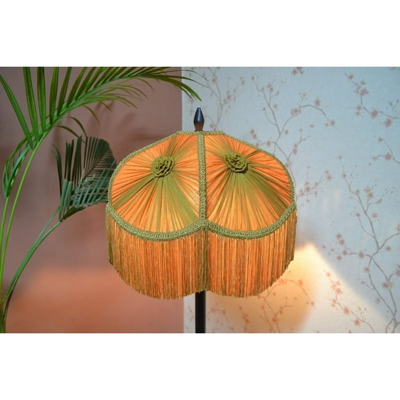 BespokeByNikita Antique Gold Scallop Dome Lampshade