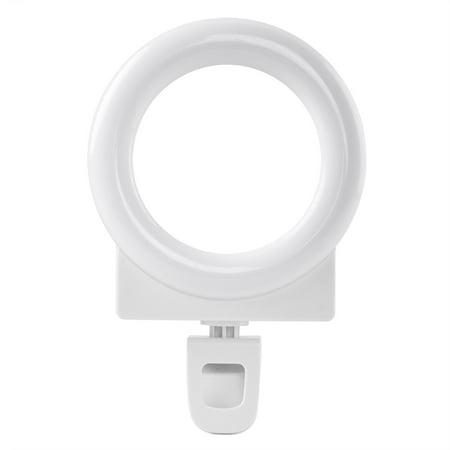 Image of Jpgif Selfie Ring Light Portable Phone Ring Light Rechargeable Clip on Selfie Light
