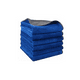 thumbnail image 1 of Toalla Microfibra, Paño Seco 6 Piezas Azul con Gris, 1 of 4