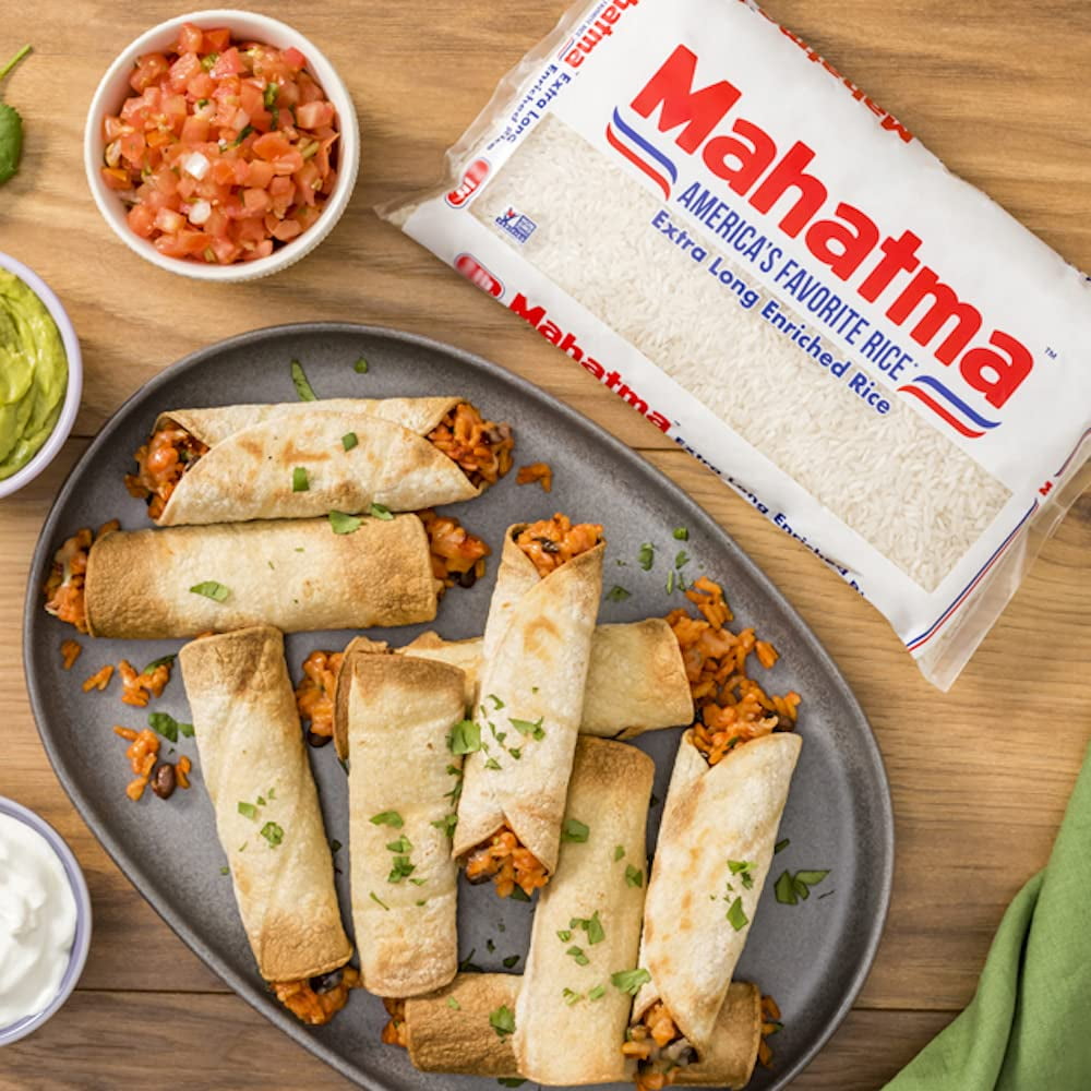 Mahatma Enriched Exrta Long Grain White Rice 1 Lb Bag (Pack of 3)