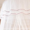 thumbnail image 4 of Peahefy Moustiquaire Ronde Respirante en Dentelle Style Princesse, Rideau de Lit, 4 of 5