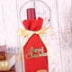 thumbnail image 2 of 4 bolsas de regalo para botellas de vino de Navidad, fundas para botellas de vino de Feliz Navidad con cinta (Santa muñeco de nieve y alce) JAMW Sencillez, 2 of 5
