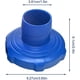 thumbnail image 4 of Adaptador de manguera de vacío para piscinas elevadas, calidad superior para montaje en pared, flujo de agua para skimmer de superficie, fácil mantenimiento de la piscina (1), 4 of 5