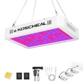 thumbnail image 2 of KOSCHEAL LED Grow Light Full Spectrum 1200W, Plant Grow Light with Veg & Bloom Switch for Hydroponic Indoor Plants LED Grow Lamp with Daisy Chain, Output 140W, 2 of 4