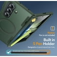 thumbnail image 4 of Oneagle Magnetic for Samsung Galaxy Z Fold 7 Case Built in Screen Protector Translucent [Fit for MagSafe] [S Pen Holder Slot] [Hinge Protection] MIL-Grade Shockproof Matte Case for Galaxy Z Fold 7, 4 of 7