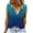 Blue, variant on Womens Clothes under $5.00 Clothing Women's Fashion Casual Printed Vest V-Neck Sleeveless Blouse Buttons Tops