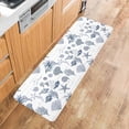 thumbnail image 5 of Kitchen Rugs and Mats,Coast Coral Summer Beach Shell Conch 2 Piece Anti Fatigue Area Runner Rug Set Comfort Standing Floor Mat,Retro Lerrer Navy Blue Non Slip Absorbent Doormats for Laundry/Bathroom, 5 of 6