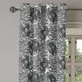 thumbnail image 3 of Ambesonne Grommet Curtain, , 50"x96", Charcoal Grey and White, 3 of 5