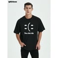 thumbnail image 3 of You Decide Print Casual Tshirt For Mens, Creative Loose Fit Cotton Short Sleeve Tee For Daily Wear, 3 of 9