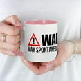 thumbnail image 5 of CafePress - Warning Spontaneous Singing - 11 oz Ceramic Mug - Novelty Coffee Tea Cup, 5 of 6